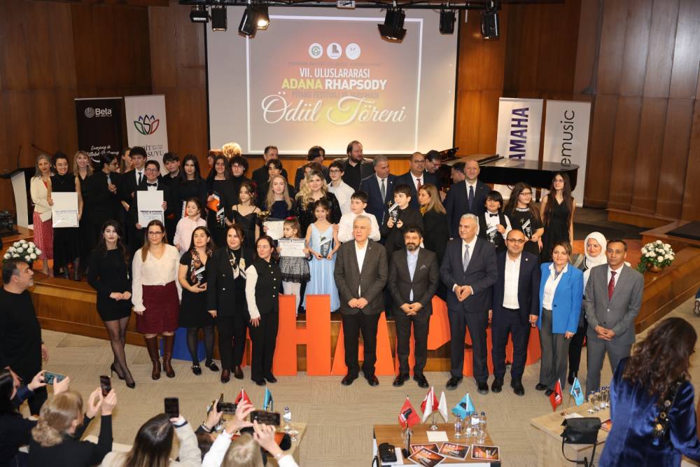  VII. Uluslararası Adana Rhapsody Piyano Festivali ve Yarışması Sona Erdi 