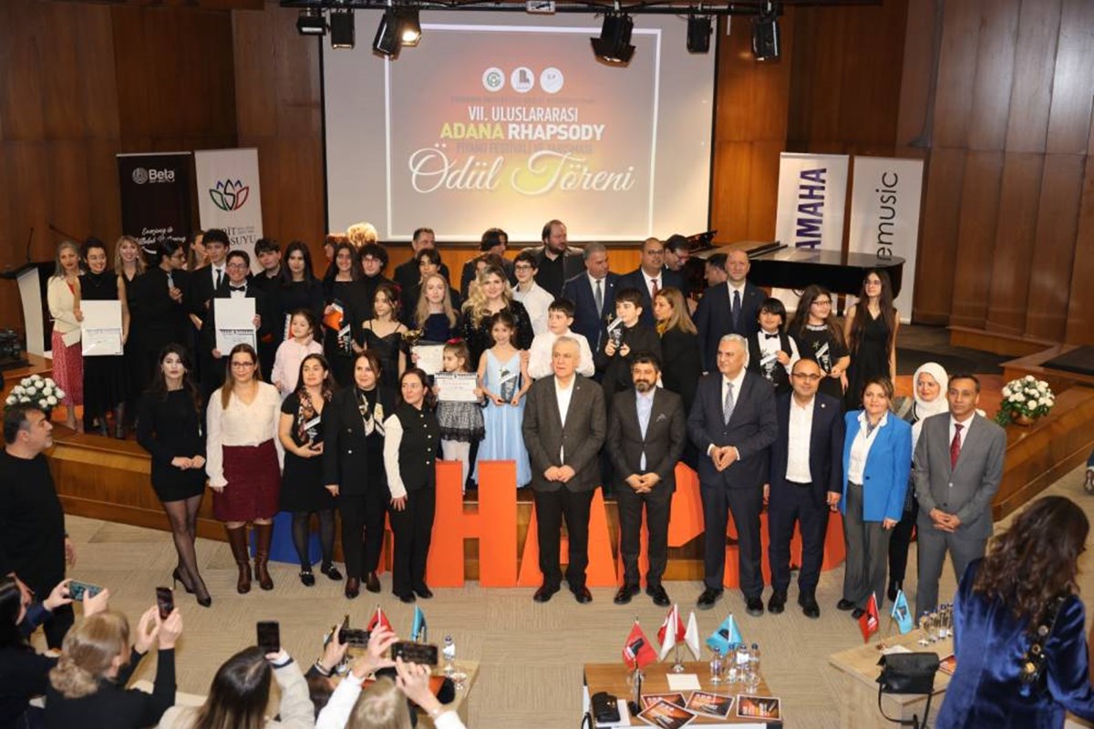 VII. Uluslararası Adana Rhapsody Piyano Festivali ve Yarışması Sona Erdi