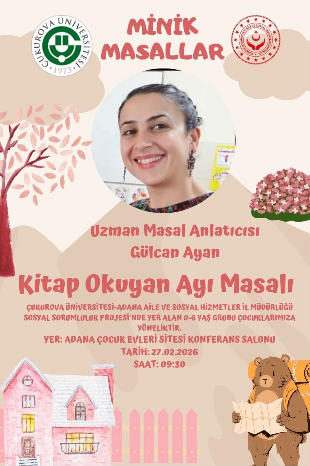 Kitap Okuyan Ayı Masalı