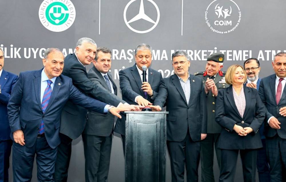  Mercedes-Benz Türk Çukurova Üniversitesi Çocuk İyilik Merkezi’ne hizmet binası ve konukevi inşasına başlıyor 