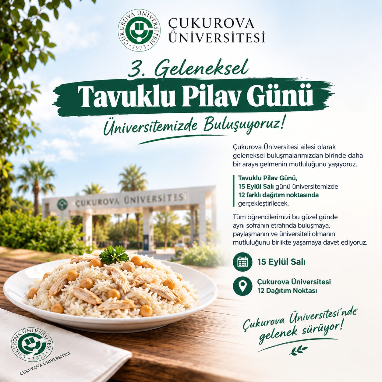 3. Geleneksel Tavuklu Pilav Günü