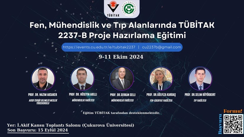 Fen, Mühendislik ve Tıp Alanlarında TÜBİTAK 2237-B Proje Hazırlama Eğitimi